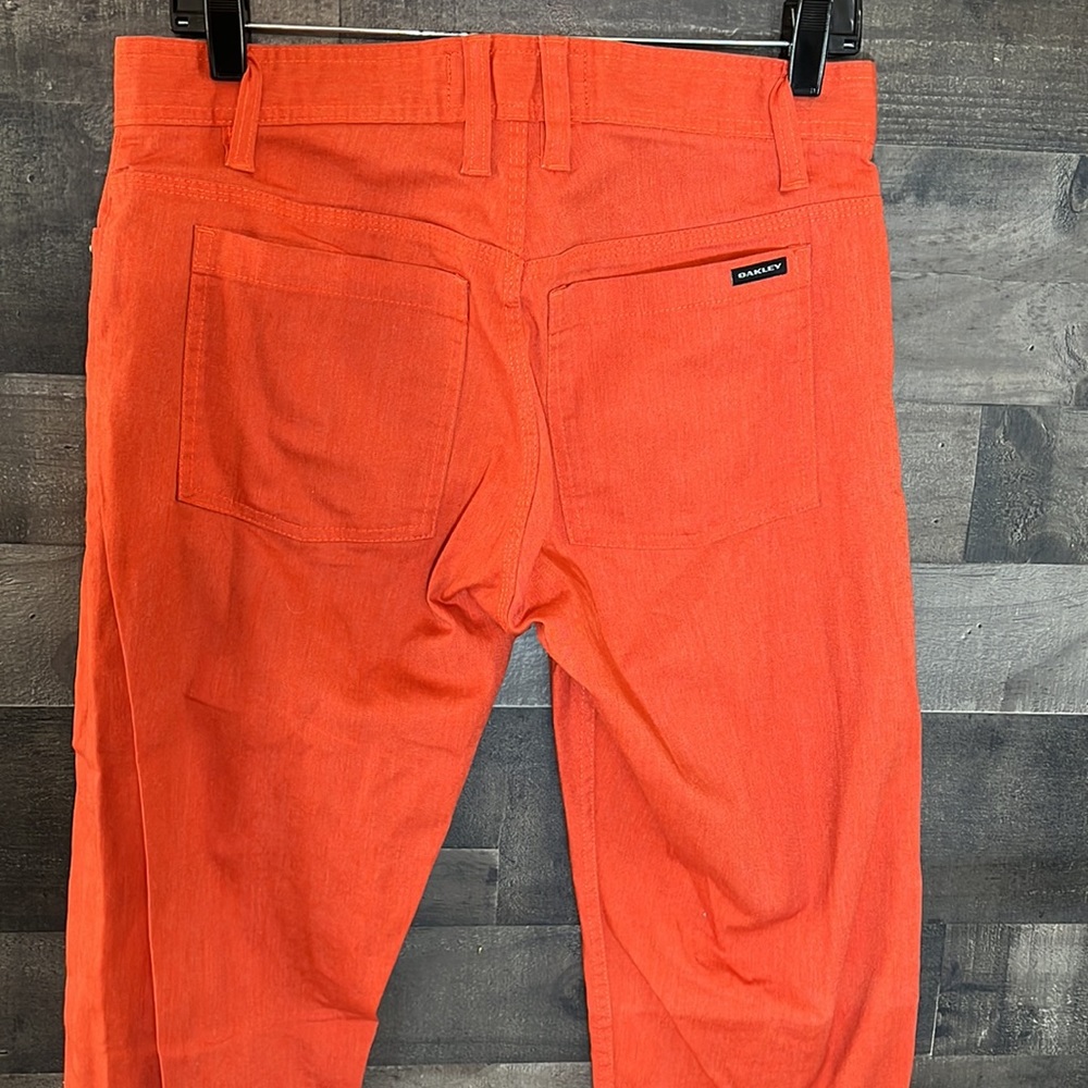Nice Orange Slim Fit Oakley Slacks - Picture 5 of 7